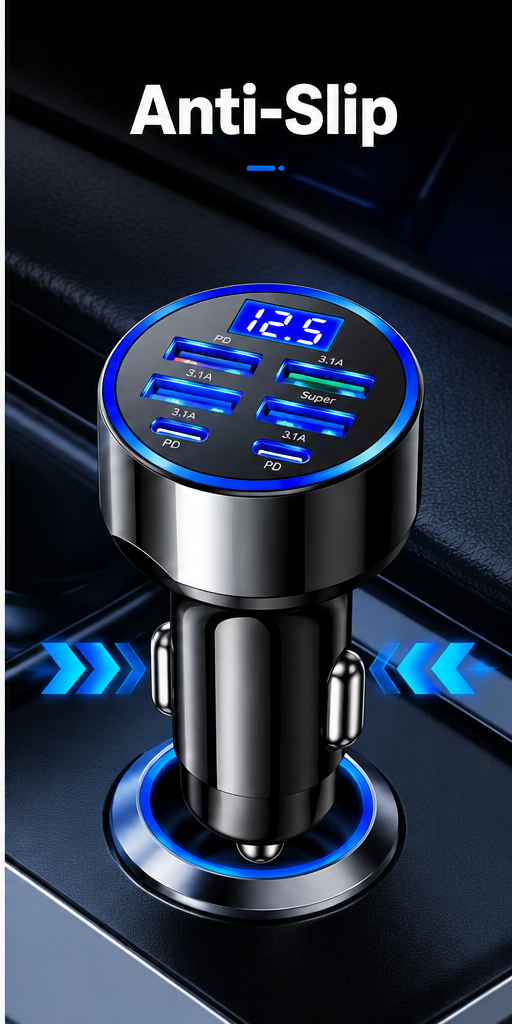Chargeur Voiture Rapide 6-en-1