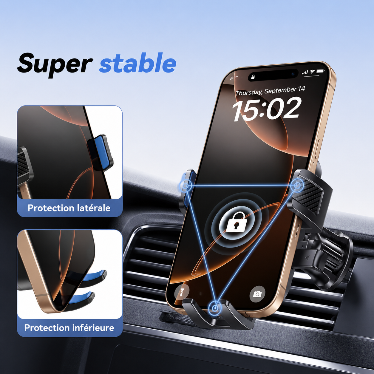 Support Téléphone Auto